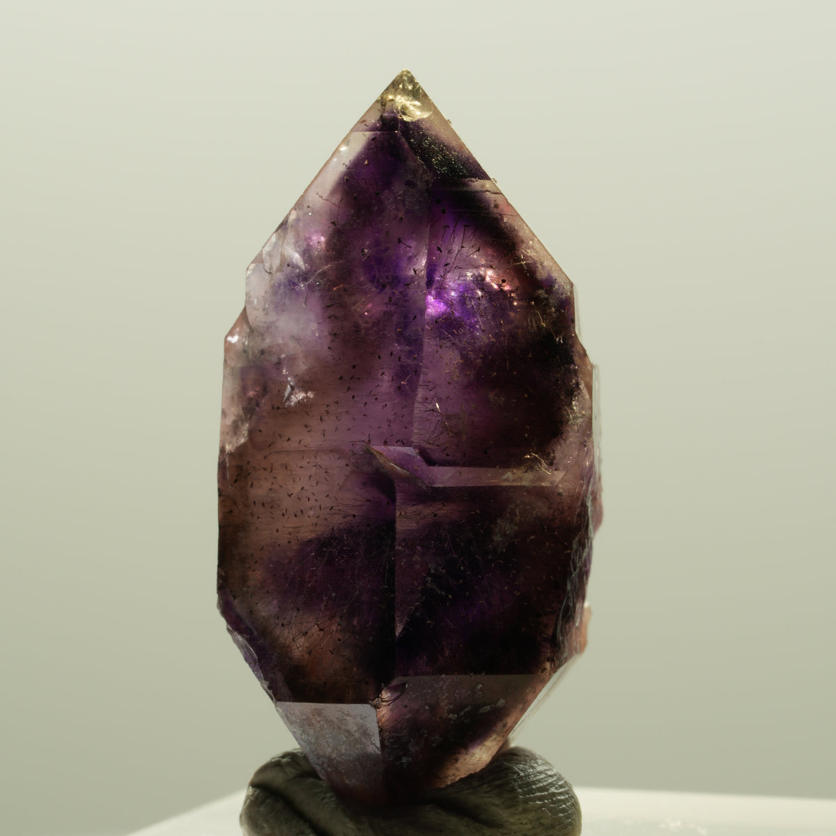 Enhydro Skelett Phantom Amethyst Doppelender, 1x Blase Brandberg, Namibia 32*17*15mm #14283