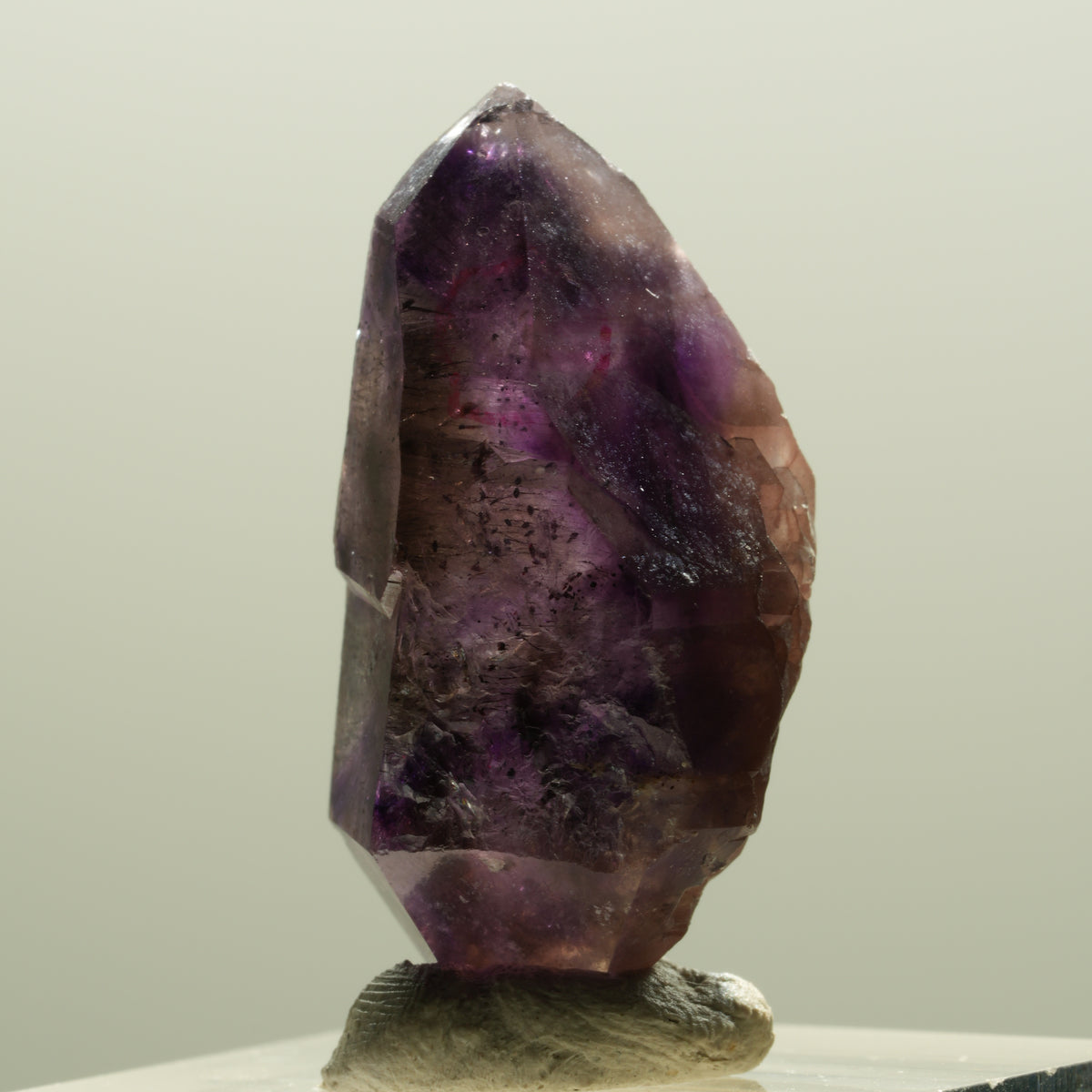 Enhydro Skelett Phantom Amethyst Doppelender, 1x Blase Brandberg, Namibia 32*17*15mm #14283