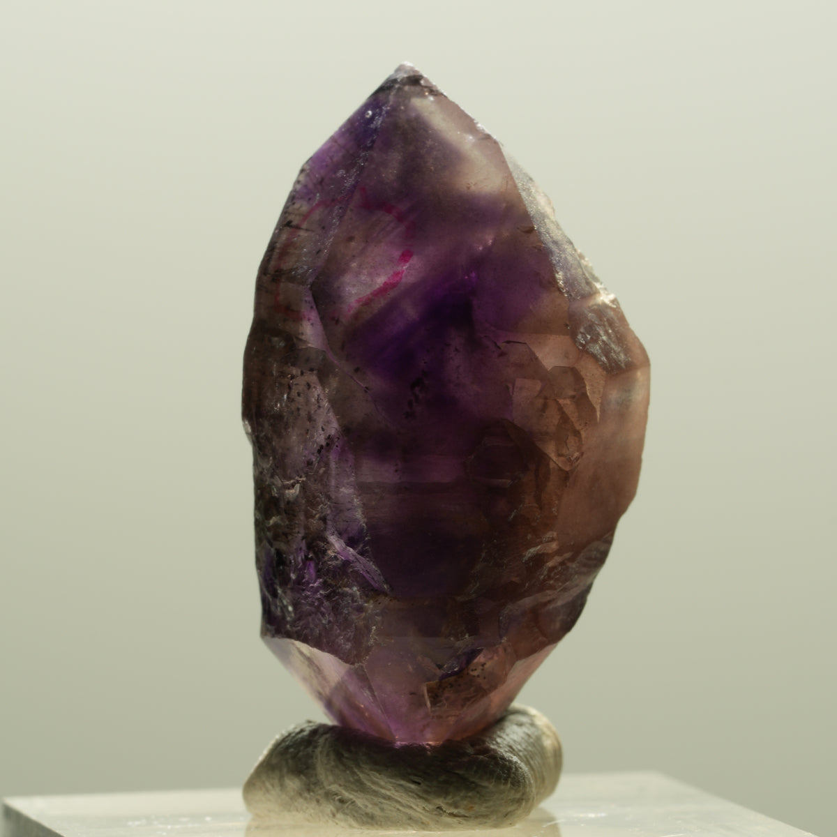 Enhydro Skelett Phantom Amethyst Doppelender, 1x Blase Brandberg, Namibia 32*17*15mm #14283
