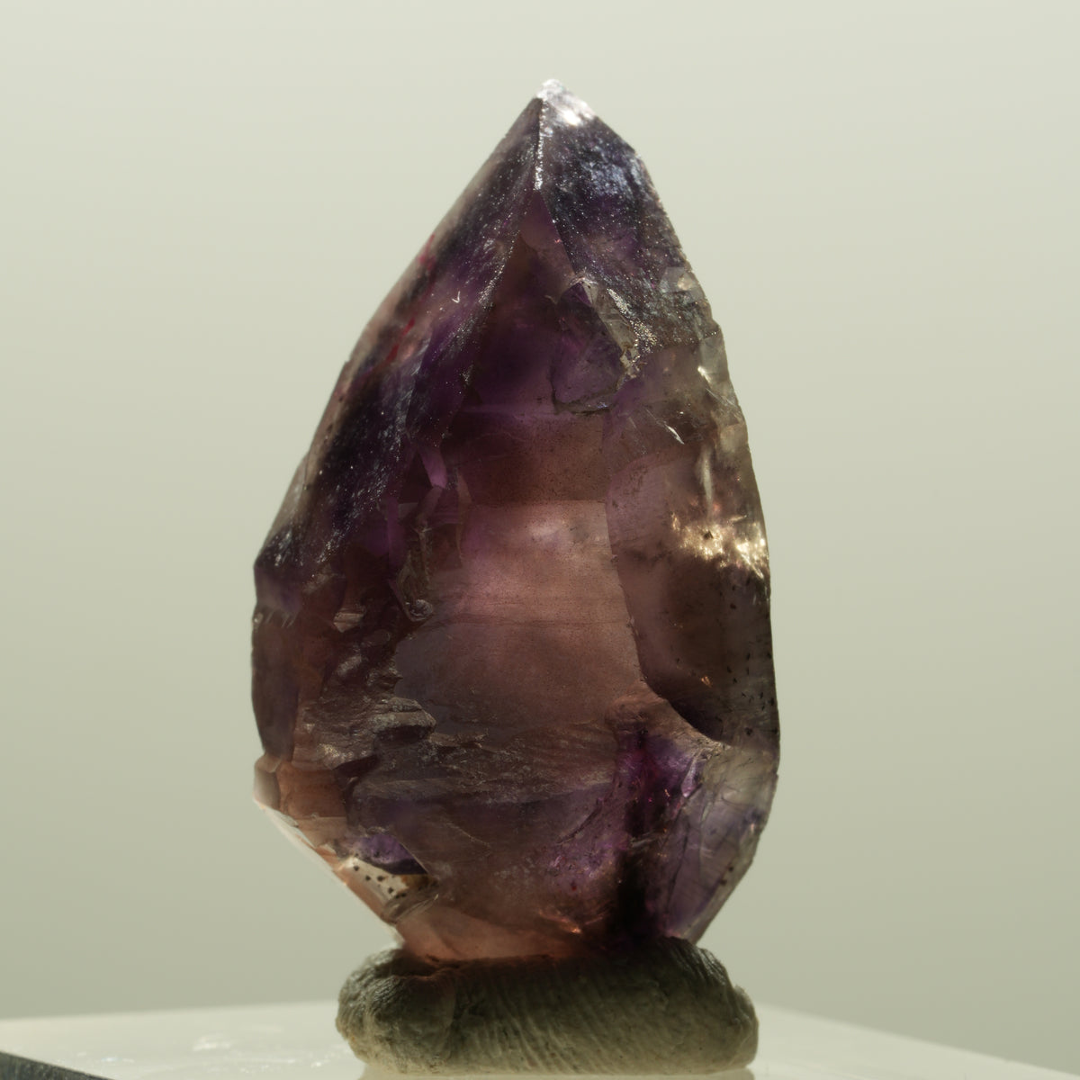Enhydro Skelett Phantom Amethyst Doppelender, 1x Blase Brandberg, Namibia 32*17*15mm #14283