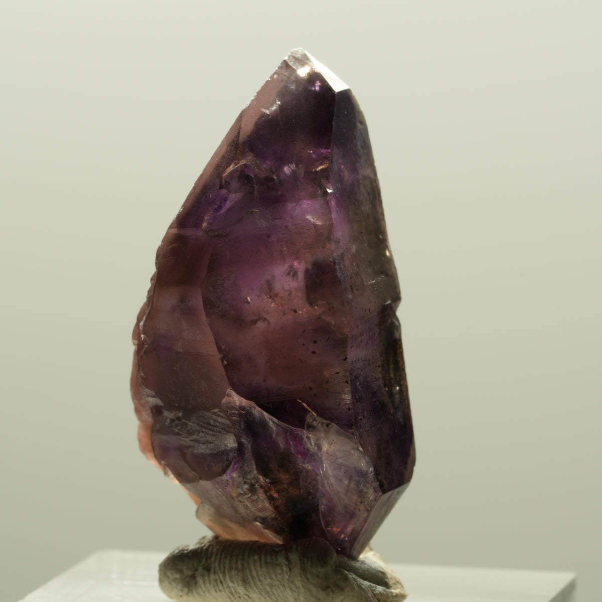 Enhydro Skelett Phantom Amethyst Doppelender, 1x Blase Brandberg, Namibia 32*17*15mm #14283