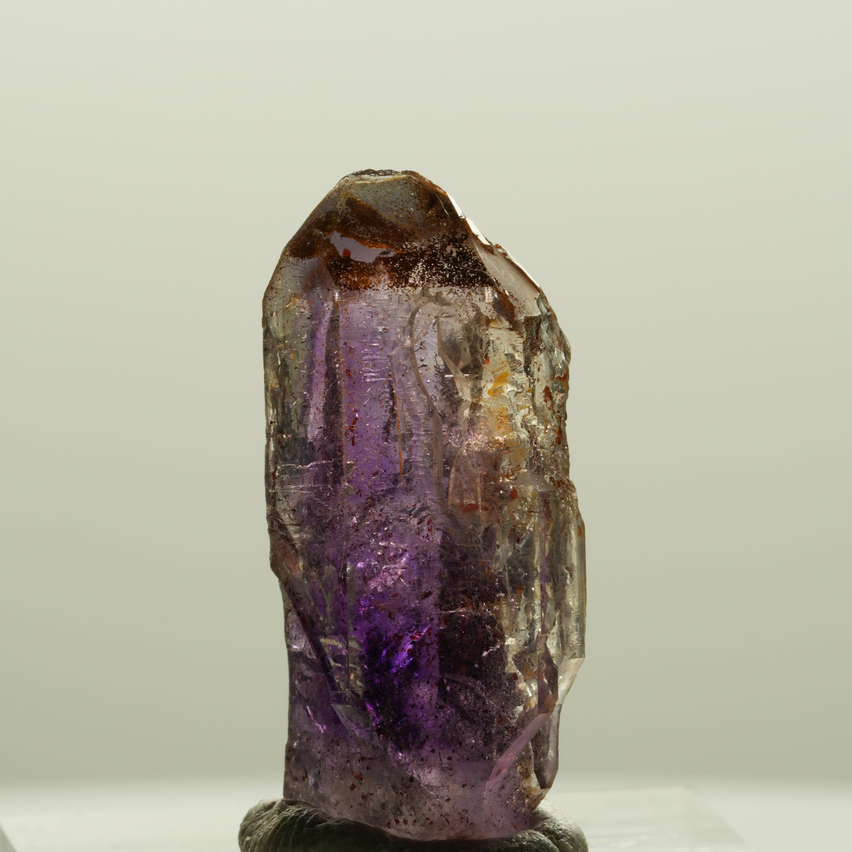 Seltene Skelett Phantom Amethyst Spitze Brandberg, Namibia 28*13*10mm #14284