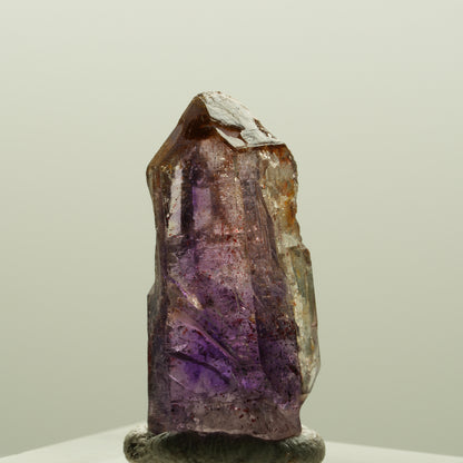 Seltene Skelett Phantom Amethyst Spitze Brandberg, Namibia 28*13*10mm #14284