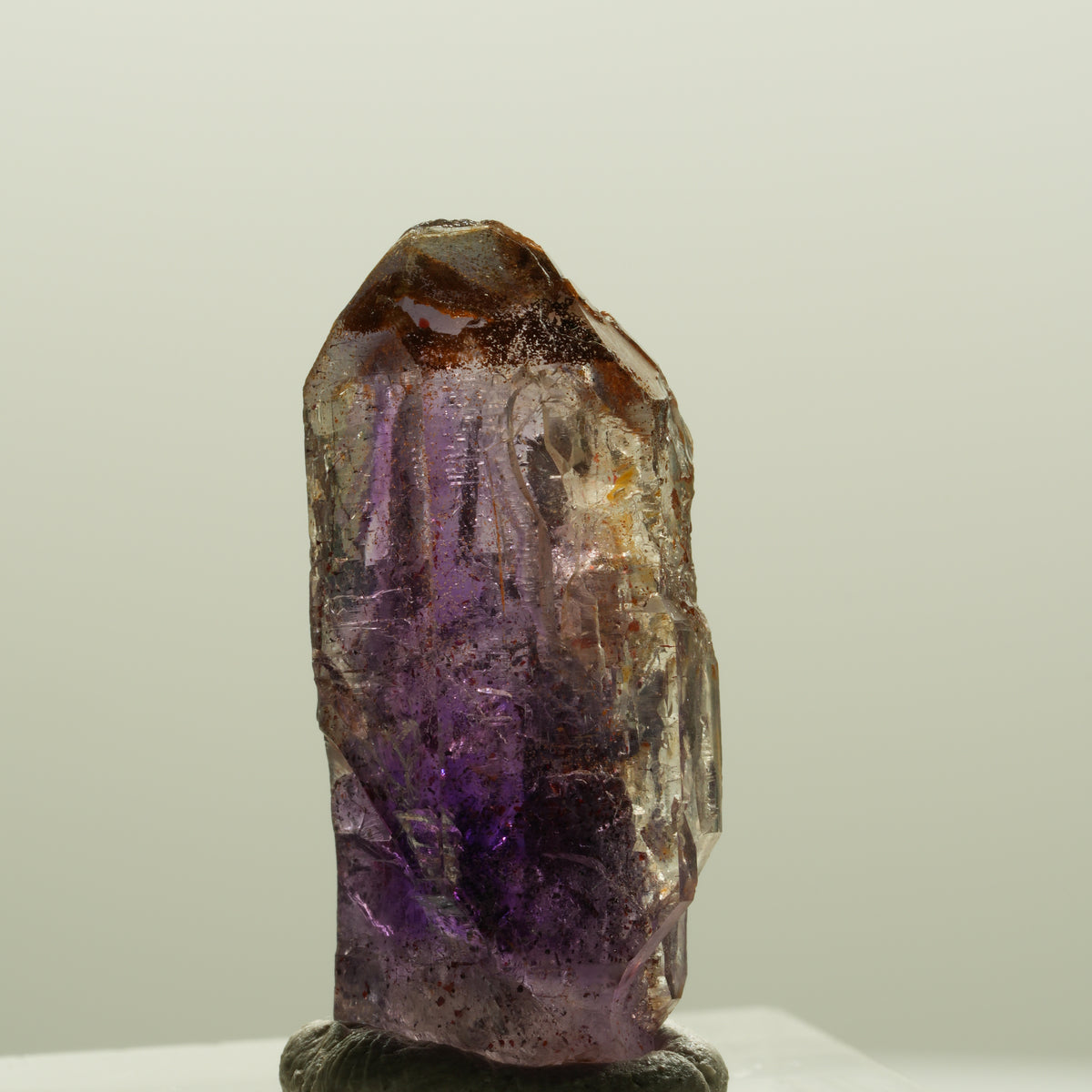 Seltene Skelett Phantom Amethyst Spitze Brandberg, Namibia 28*13*10mm #14284