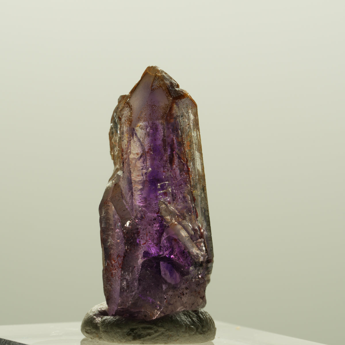Seltene Skelett Phantom Amethyst Spitze Brandberg, Namibia 28*13*10mm #14284