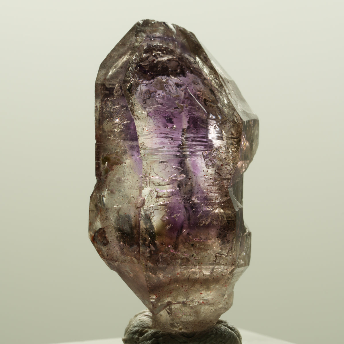 Seltene Phantom Amethyst Skelett Zepter Spitze Brandberg, Namibia 37*19*15mm #14285