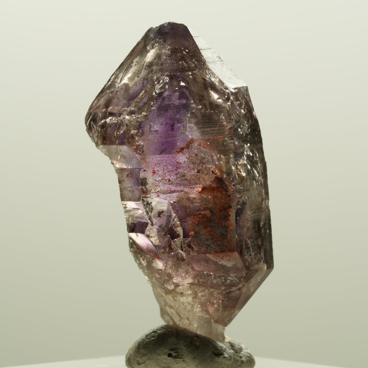 Seltene Phantom Amethyst Skelett Zepter Spitze Brandberg, Namibia 37*19*15mm #14285