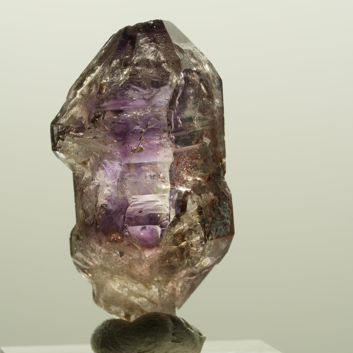 Seltene Phantom Amethyst Skelett Zepter Spitze Brandberg, Namibia 37*19*15mm #14285