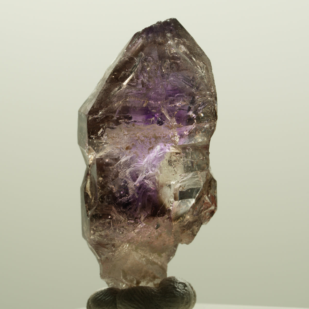 Seltene Phantom Amethyst Skelett Zepter Spitze Brandberg, Namibia 37*19*15mm #14285