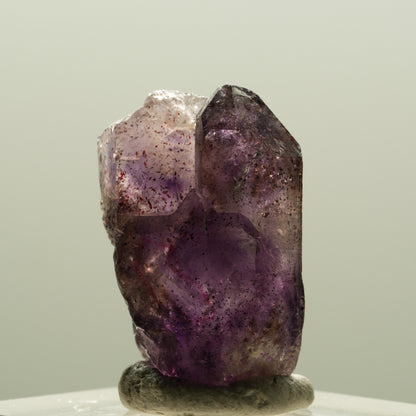 Enhydro Skelett Phantom Amethyst Spitze, 3x Blase Brandberg, Namibia 26*18*14mm #14286