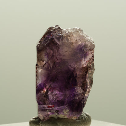 Enhydro Skelett Phantom Amethyst Spitze, 3x Blase Brandberg, Namibia 26*18*14mm #14286