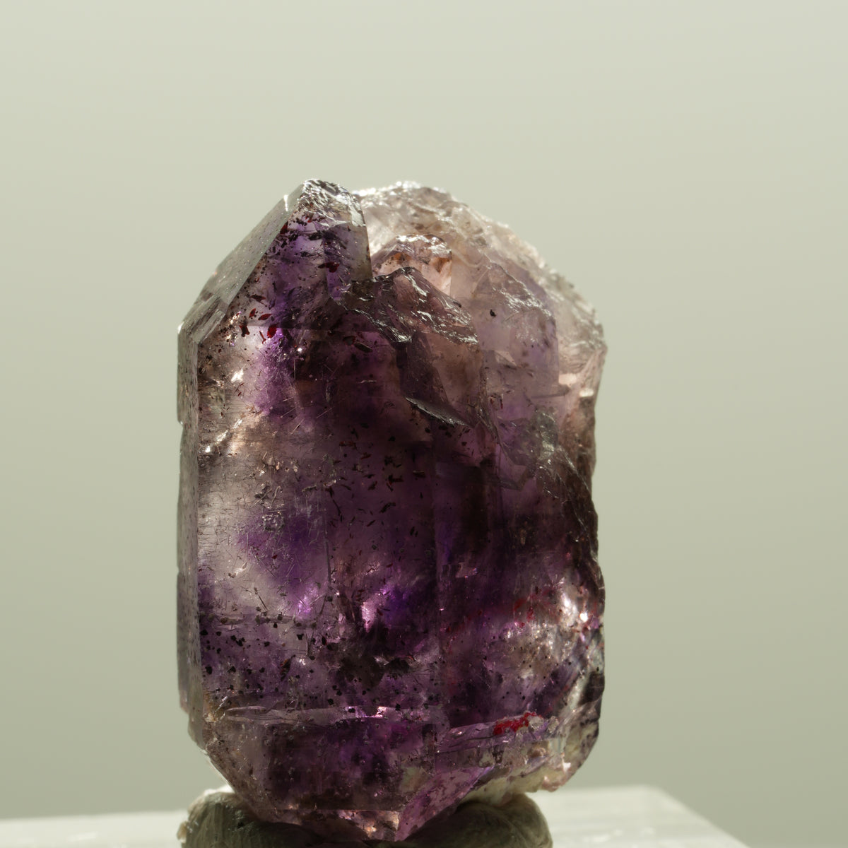 Enhydro Skelett Phantom Amethyst Spitze, 3x Blase Brandberg, Namibia 26*18*14mm #14286
