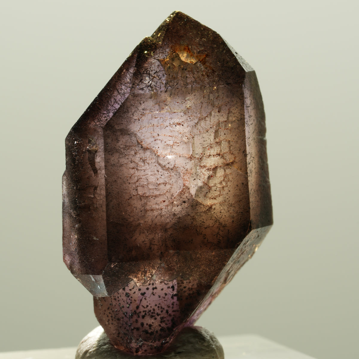 Skelett Phantom Amethyst Doppelender Zepter Spitze Brandberg, Namibia 32*20*16mm #14287