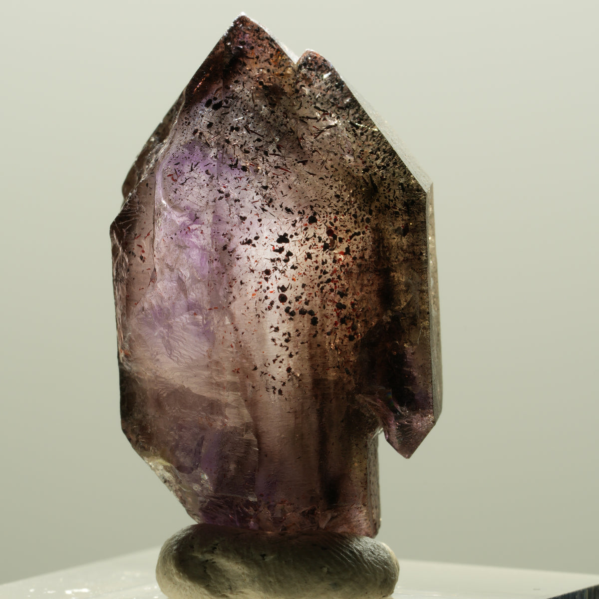 Skelett Phantom Amethyst Doppelender Zepter Spitze Brandberg, Namibia 32*20*16mm #14287