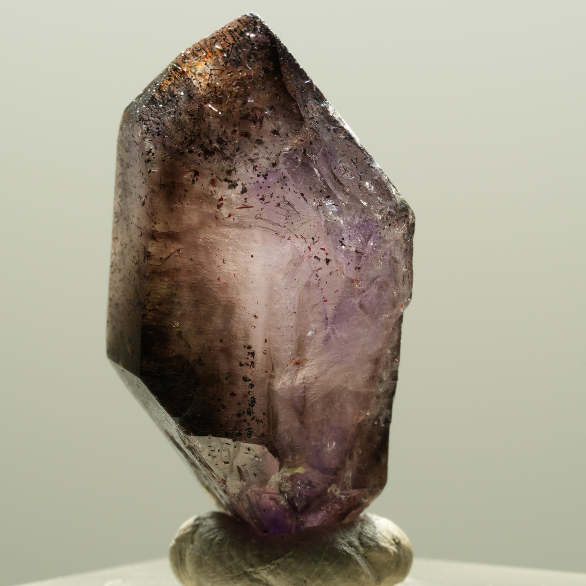 Skelett Phantom Amethyst Doppelender Zepter Spitze Brandberg, Namibia 32*20*16mm #14287