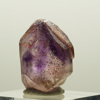 Enhydro Skelett Phantom Amethyst mit Hämatit, 1x Blase Brandberg, Namibia 25*17*18mm #14288