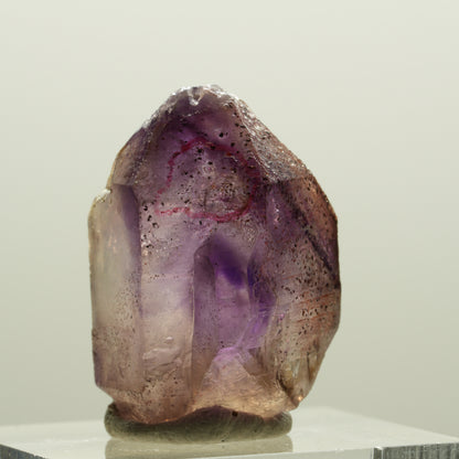 Enhydro Skelett Phantom Amethyst mit Hämatit, 1x Blase Brandberg, Namibia 25*17*18mm #14288