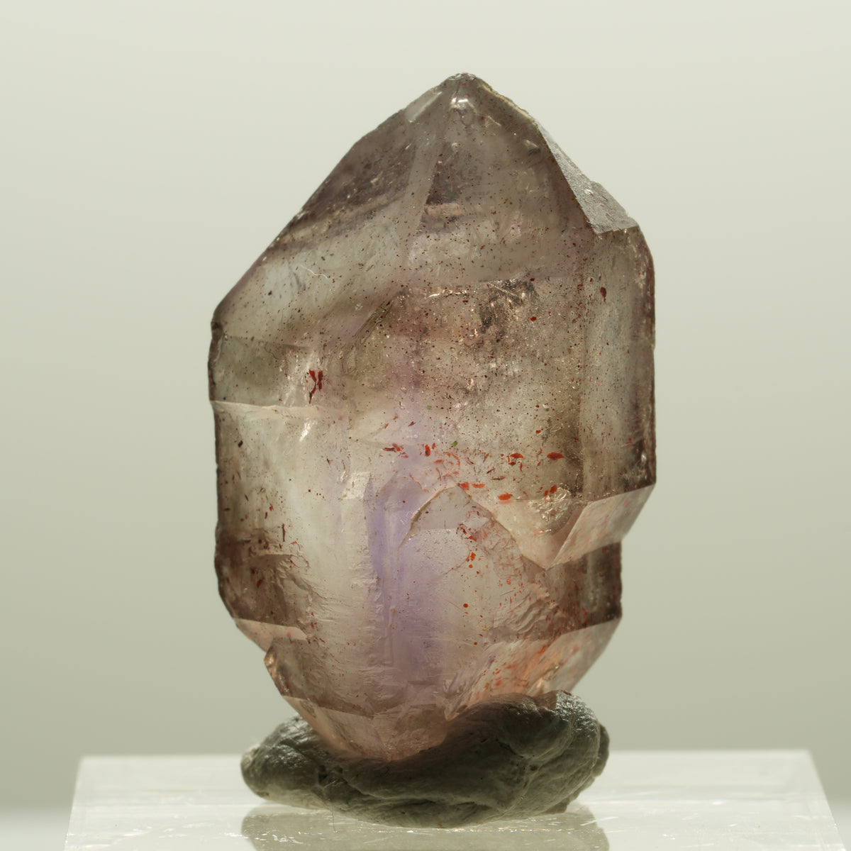 Skelett Phantom Amethyst Doppelender Spitze Brandberg, Namibia 28*16*15mm #14290
