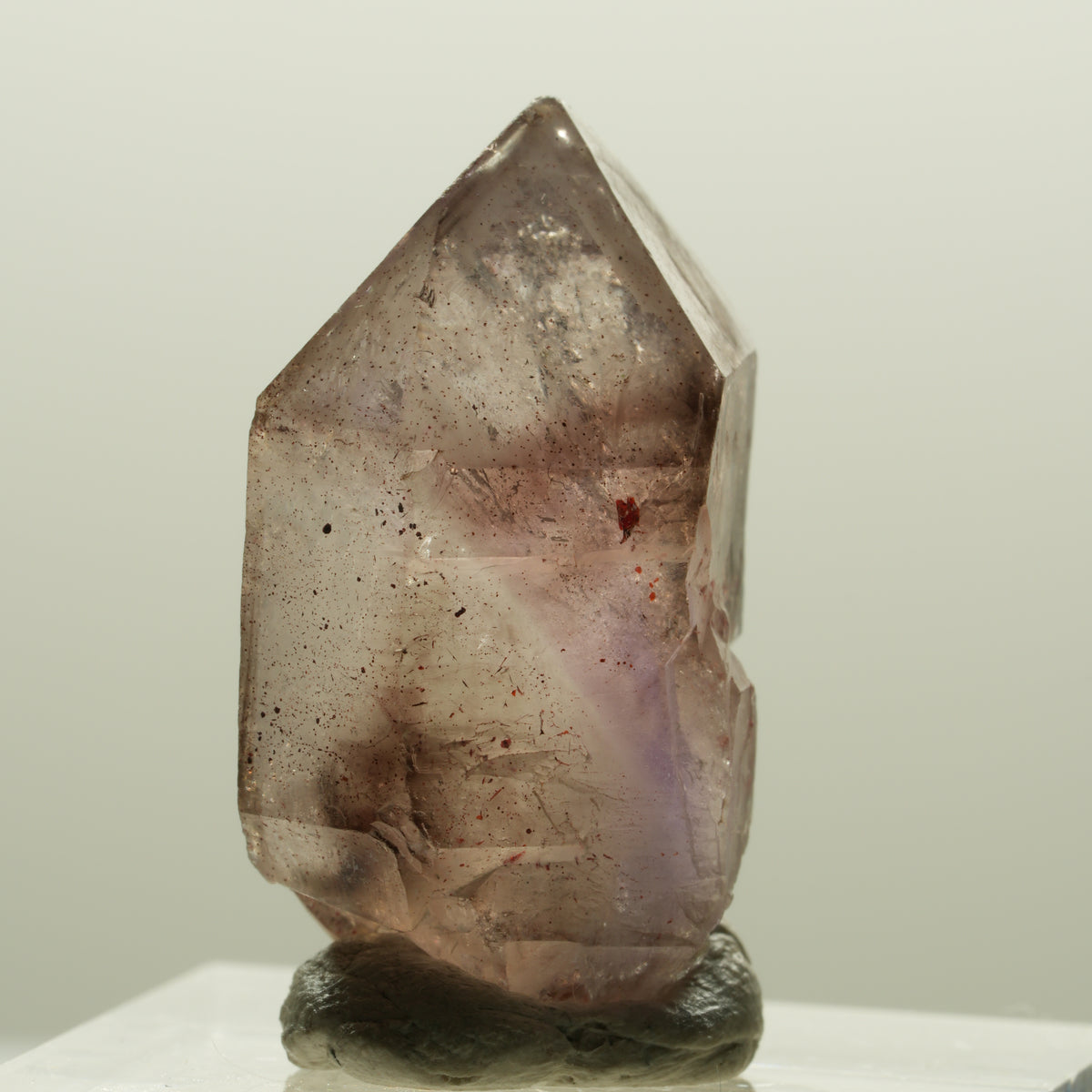 Skelett Phantom Amethyst Doppelender Spitze Brandberg, Namibia 28*16*15mm #14290