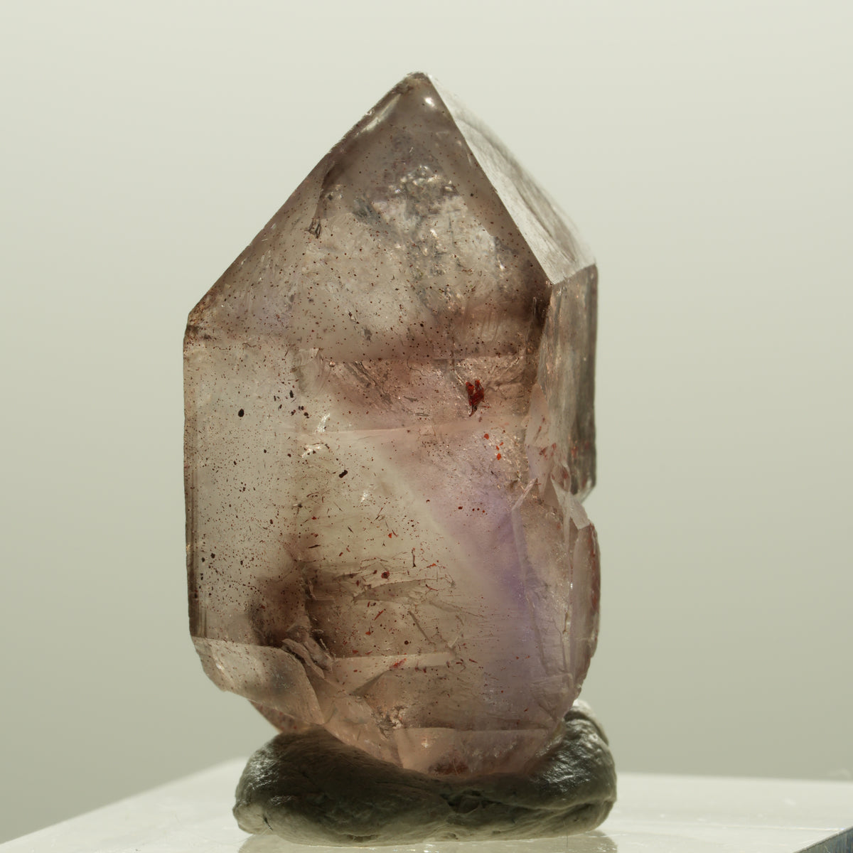 Skelett Phantom Amethyst Doppelender Spitze Brandberg, Namibia 28*16*15mm #14290