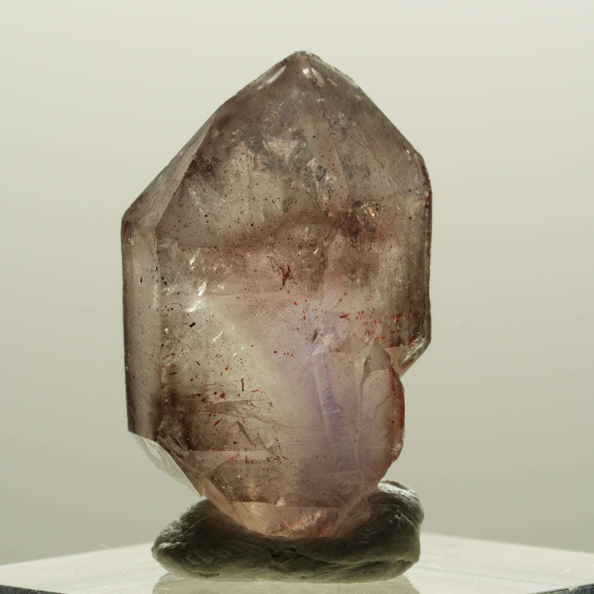 Skelett Phantom Amethyst Doppelender Spitze Brandberg, Namibia 28*16*15mm #14290