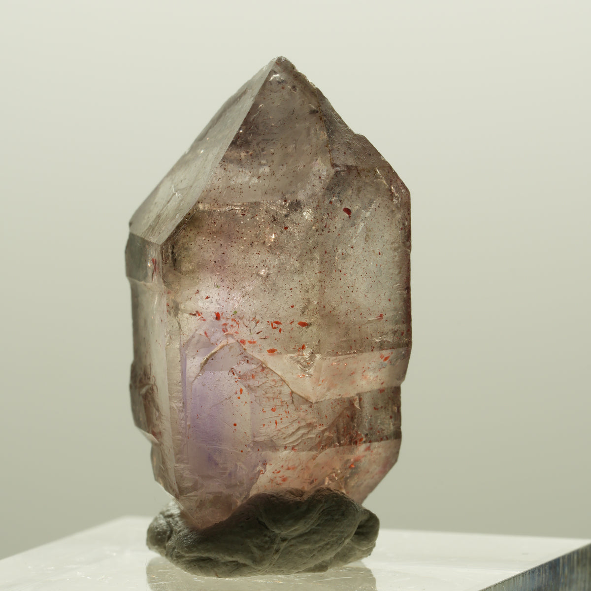 Skelett Phantom Amethyst Doppelender Spitze Brandberg, Namibia 28*16*15mm #14290