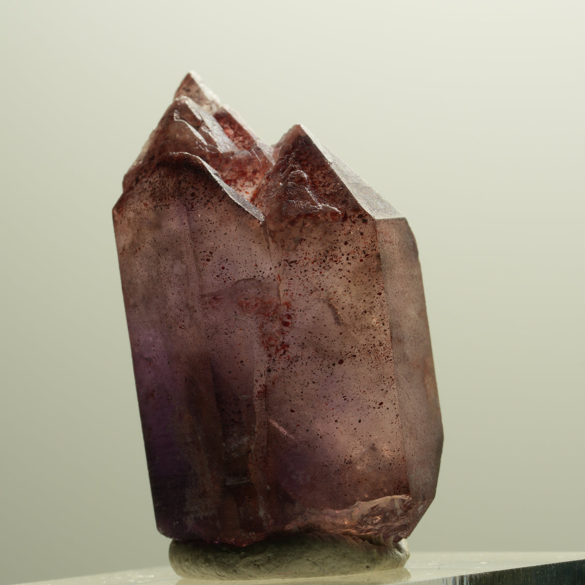 Skelett Phantom Amethyst Doppelender Spitze Brandberg, Namibia 32*17*15mm #14291