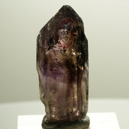 Enhydro Skelett Phantom Amethyst Spitze, 1x Blase Brandberg, Namibia 35*14*12mm #14292