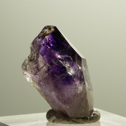 Seltene Phantom Skelett Amethyst mit Eisen Spitze Goboboseb, Namibia 22*14*13mm #14293