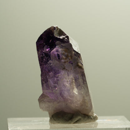 Seltene Phantom Skelett Amethyst mit Eisen Spitze Goboboseb, Namibia 22*14*13mm #14293