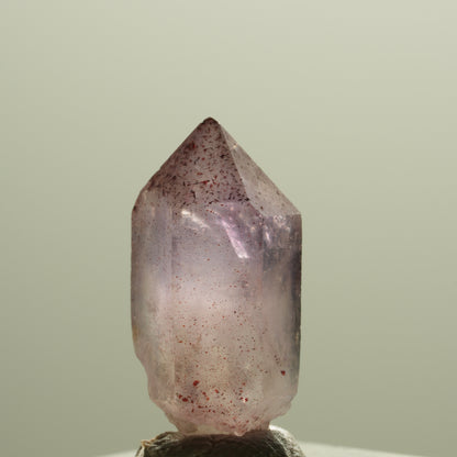 Enhydro Skelett Phantom Amethyst Zepter Spitze, 1x Blase Brandberg, Namibia 21*10*10mm #14294