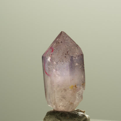 Enhydro Skelett Phantom Amethyst Zepter Spitze, 1x Blase Brandberg, Namibia 21*10*10mm #14294