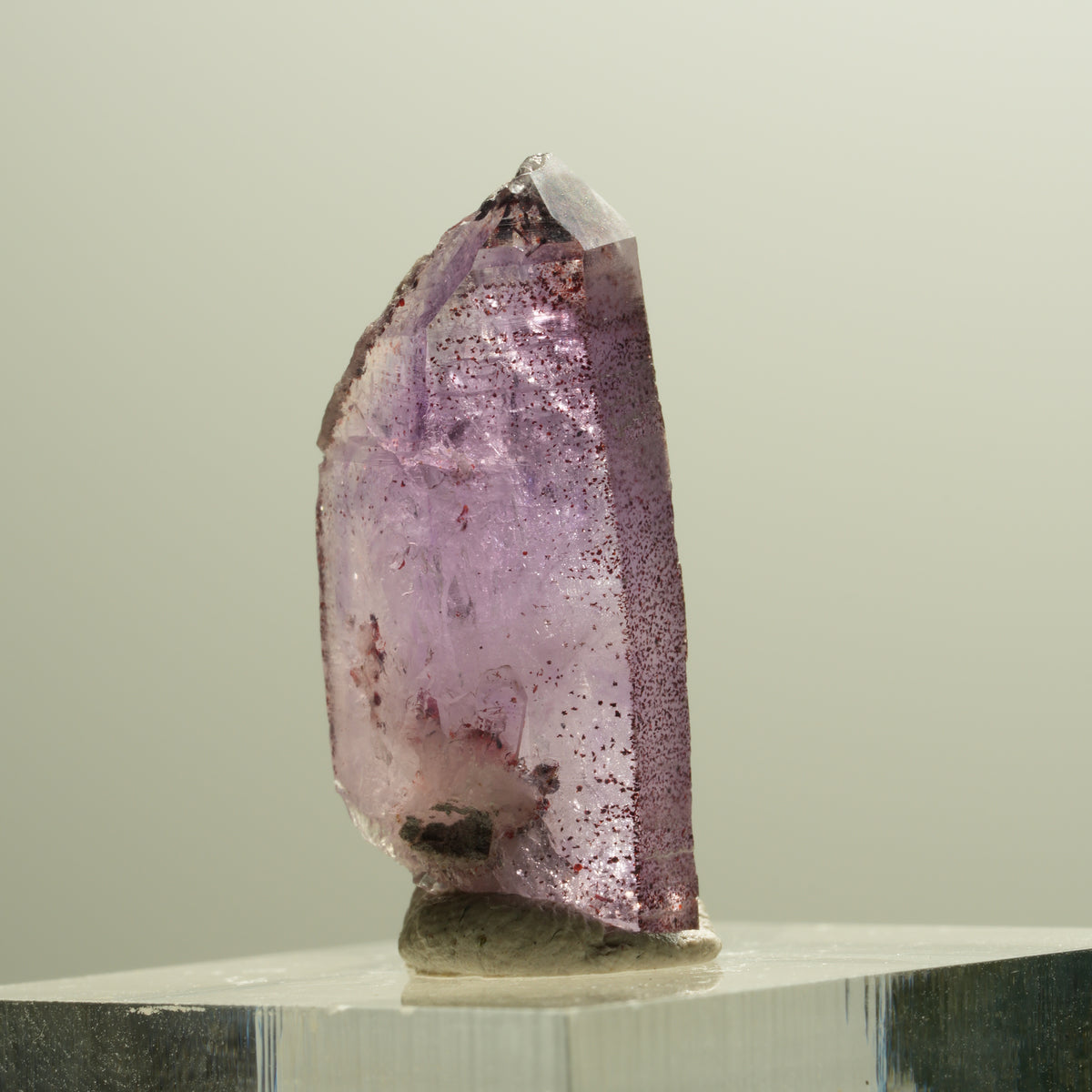 Seltene Skelett Phantom Amethyst Spitze Brandberg, Namibia 25*11*8mm #14297