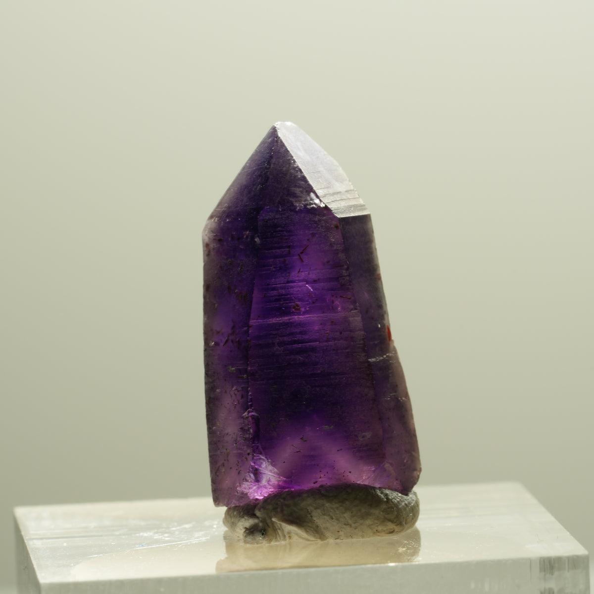 Seltene Skelett Phantom Amethyst Spitze Brandberg, Namibia 21*11*9mm #14298