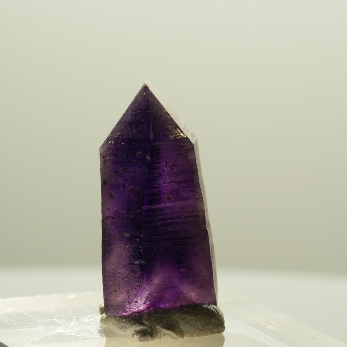 Seltene Skelett Phantom Amethyst Spitze Brandberg, Namibia 21*11*9mm #14298