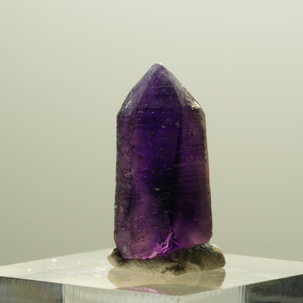 Seltene Skelett Phantom Amethyst Spitze Brandberg, Namibia 21*11*9mm #14298