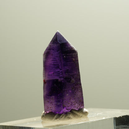 Seltene Skelett Phantom Amethyst Spitze Brandberg, Namibia 21*11*9mm #14298