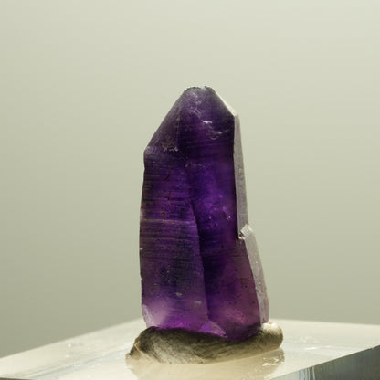 Seltene Skelett Phantom Amethyst Spitze Brandberg, Namibia 21*11*9mm #14298