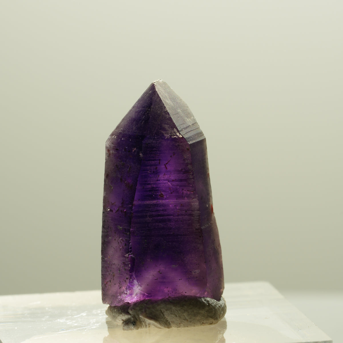 Seltene Skelett Phantom Amethyst Spitze Brandberg, Namibia 21*11*9mm #14298
