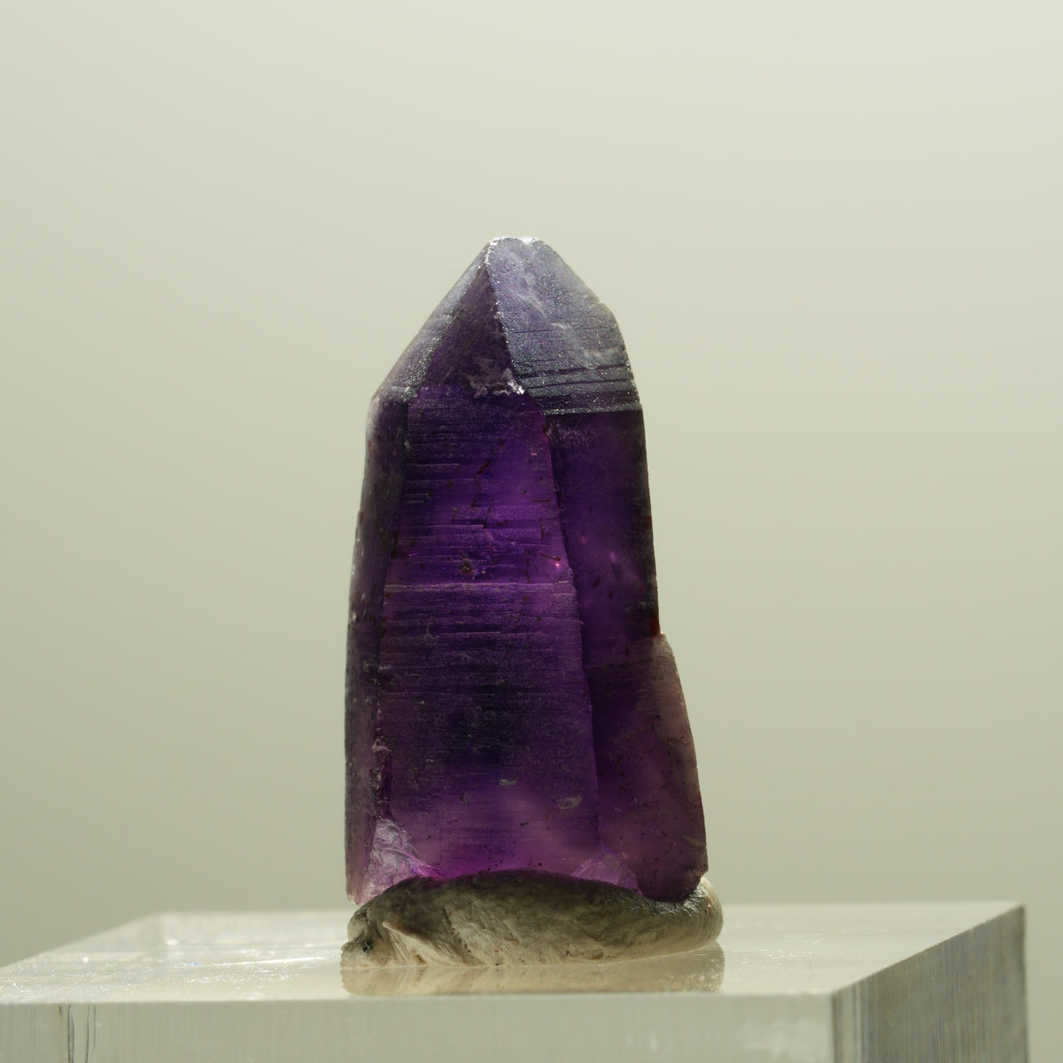 Seltene Skelett Phantom Amethyst Spitze Brandberg, Namibia 21*11*9mm #14298