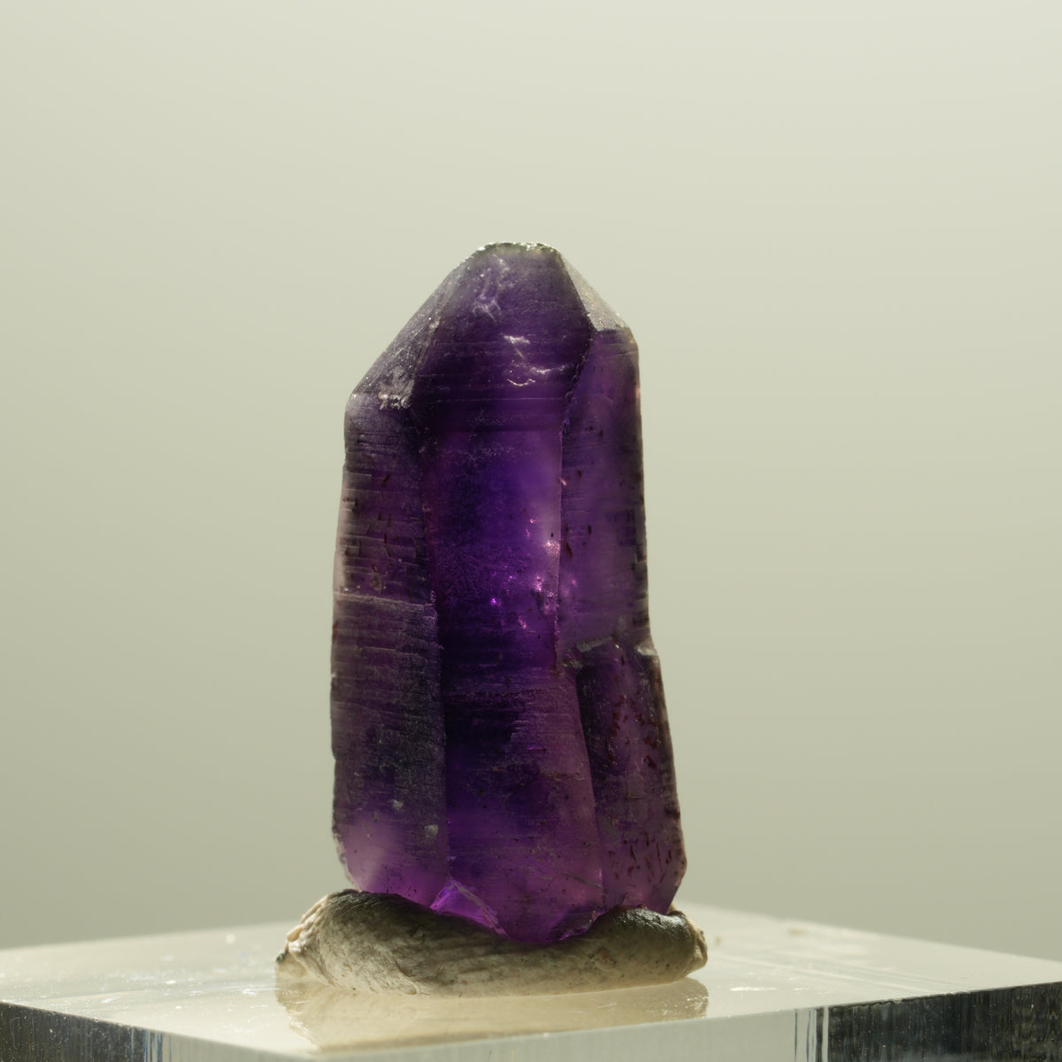 Seltene Skelett Phantom Amethyst Spitze Brandberg, Namibia 21*11*9mm #14298