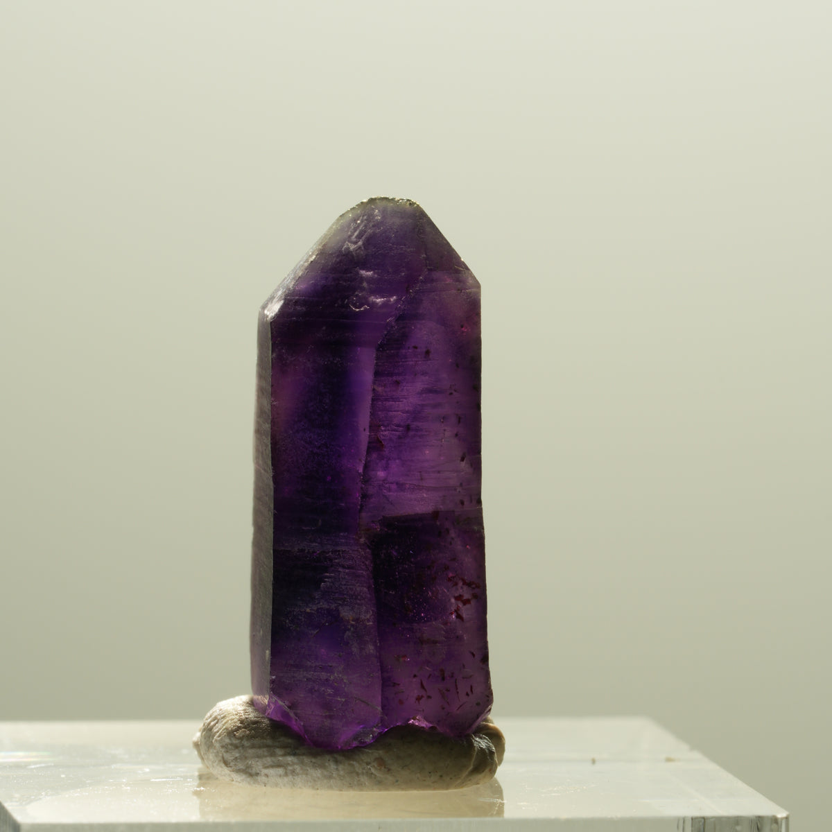 Seltene Skelett Phantom Amethyst Spitze Brandberg, Namibia 21*11*9mm #14298