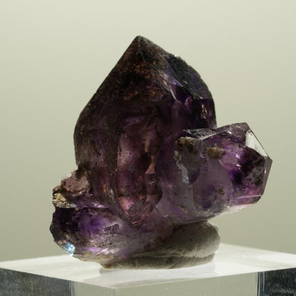 Seltene Phantom Amethyst Skelett Zepter Stufe Brandberg, Namibia 27*25*20mm #14302
