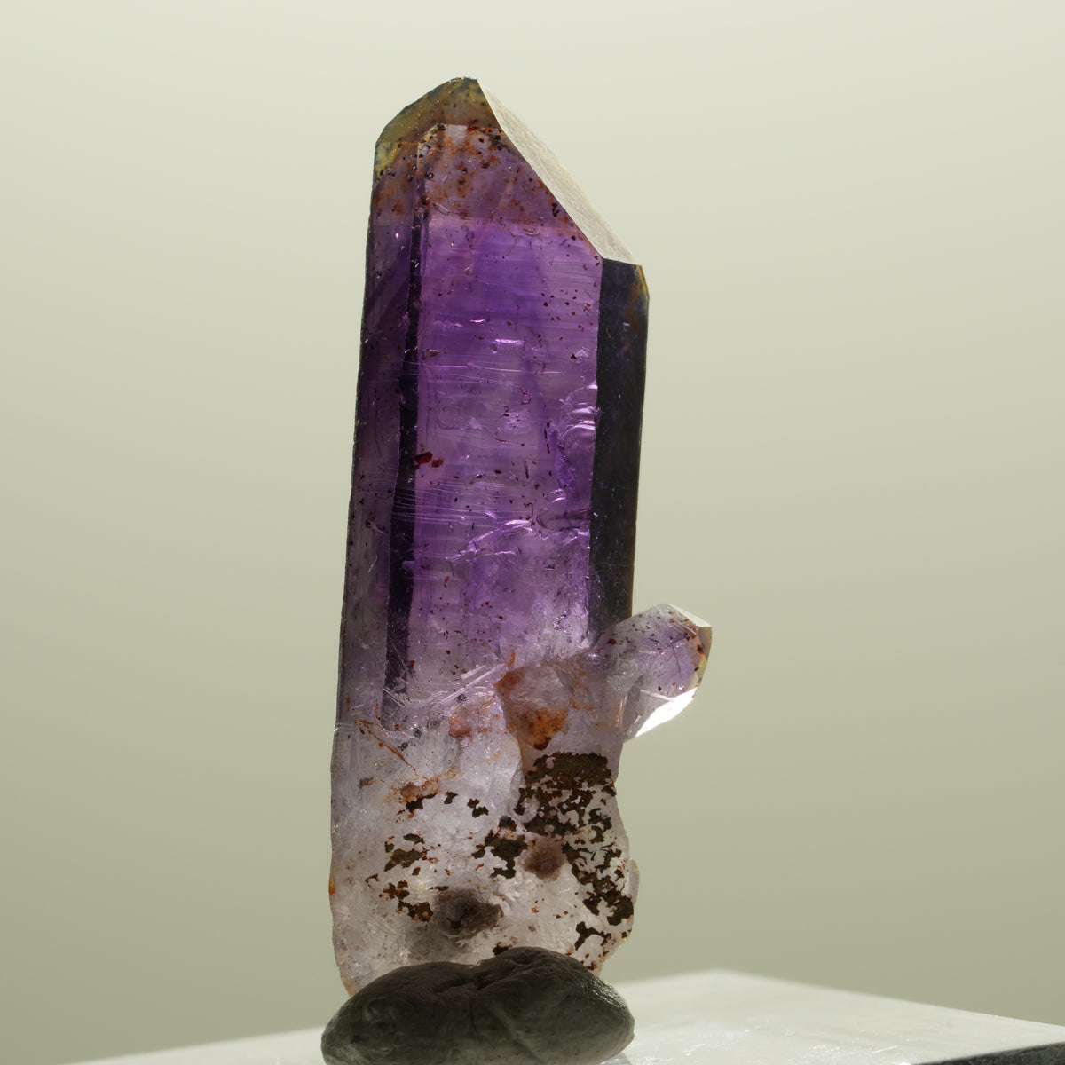 Seltene Skelett Phantom Amethyst Spitze Brandberg, Namibia 31*11*6mm #14303
