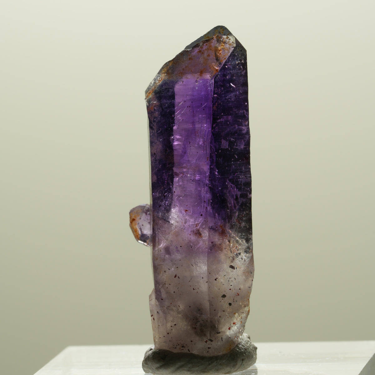 Seltene Skelett Phantom Amethyst Spitze Brandberg, Namibia 31*11*6mm #14303