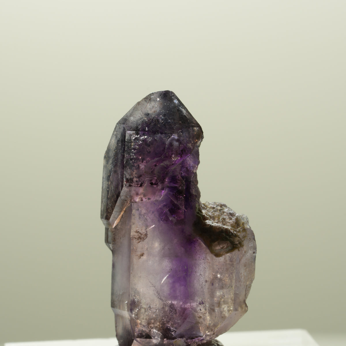 Seltene Phantom Amethyst Skelett Zepter Spitze Brandberg, Namibia 26*16*9mm #14305