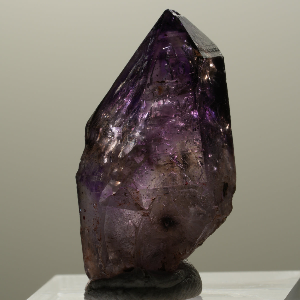 Seltene Skelett Phantom Amethyst Fenster Spitze Goboboseb, Namibia 32*16*16mm #14306