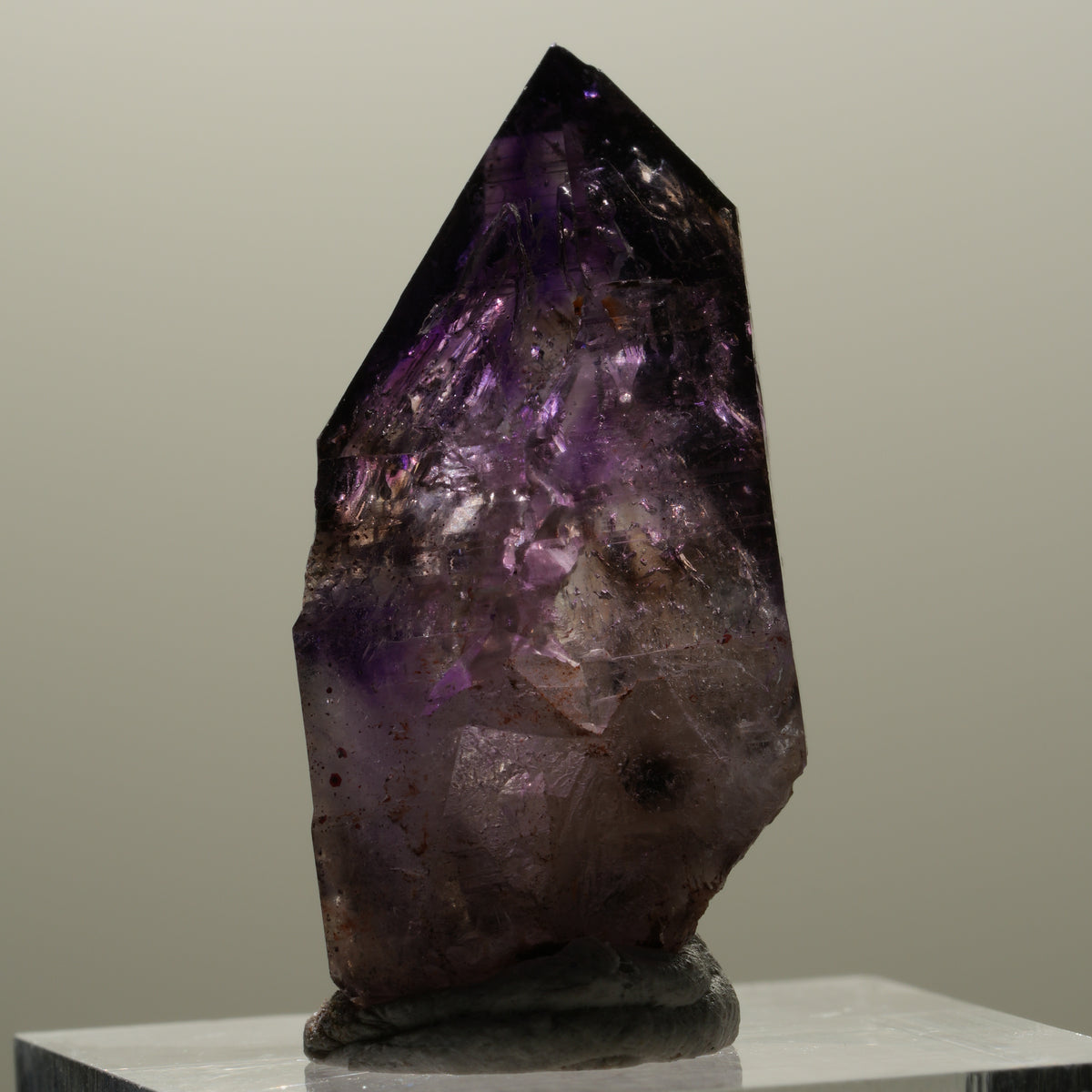 Seltene Skelett Phantom Amethyst Fenster Spitze Goboboseb, Namibia 32*16*16mm #14306