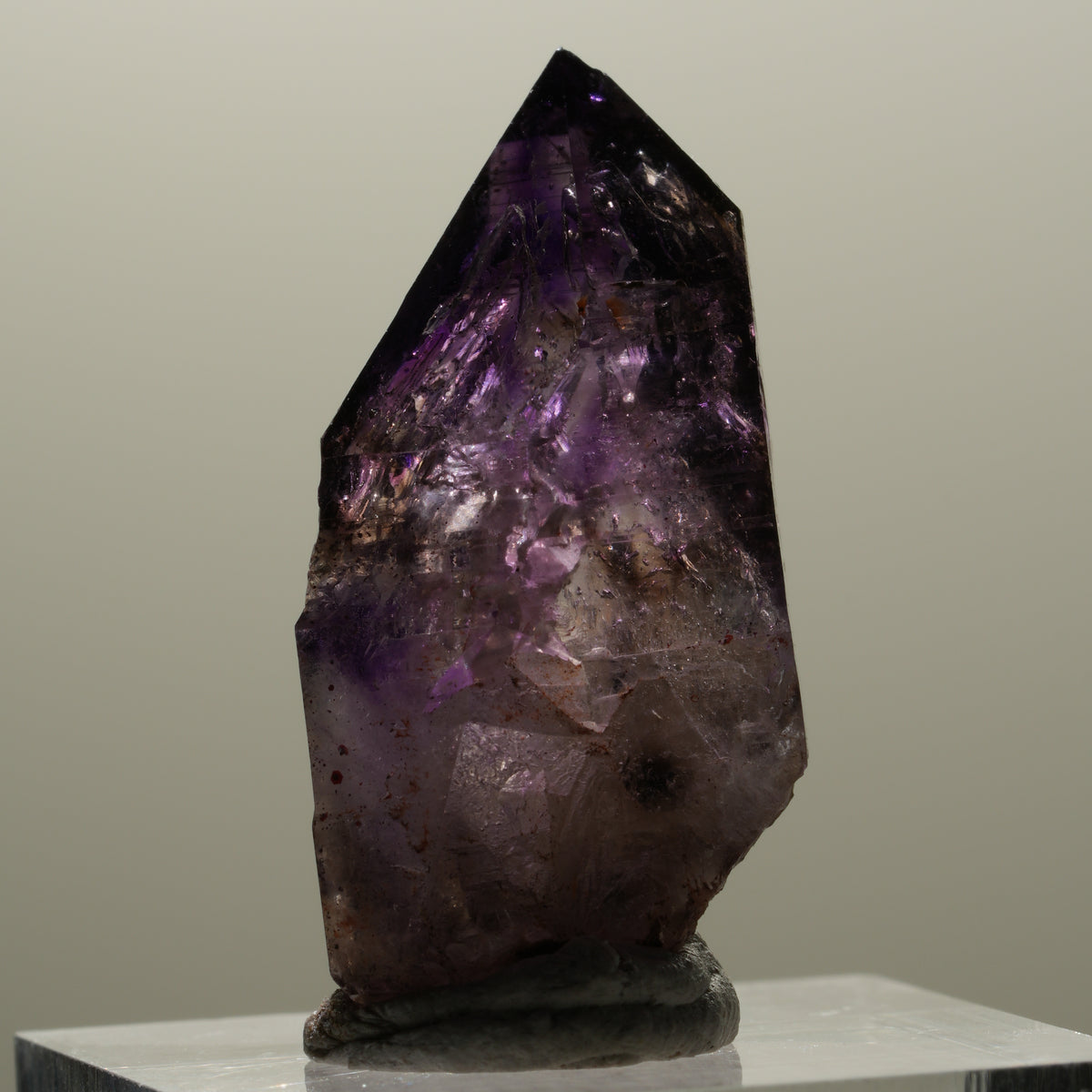Seltene Skelett Phantom Amethyst Fenster Spitze Goboboseb, Namibia 32*16*16mm #14306