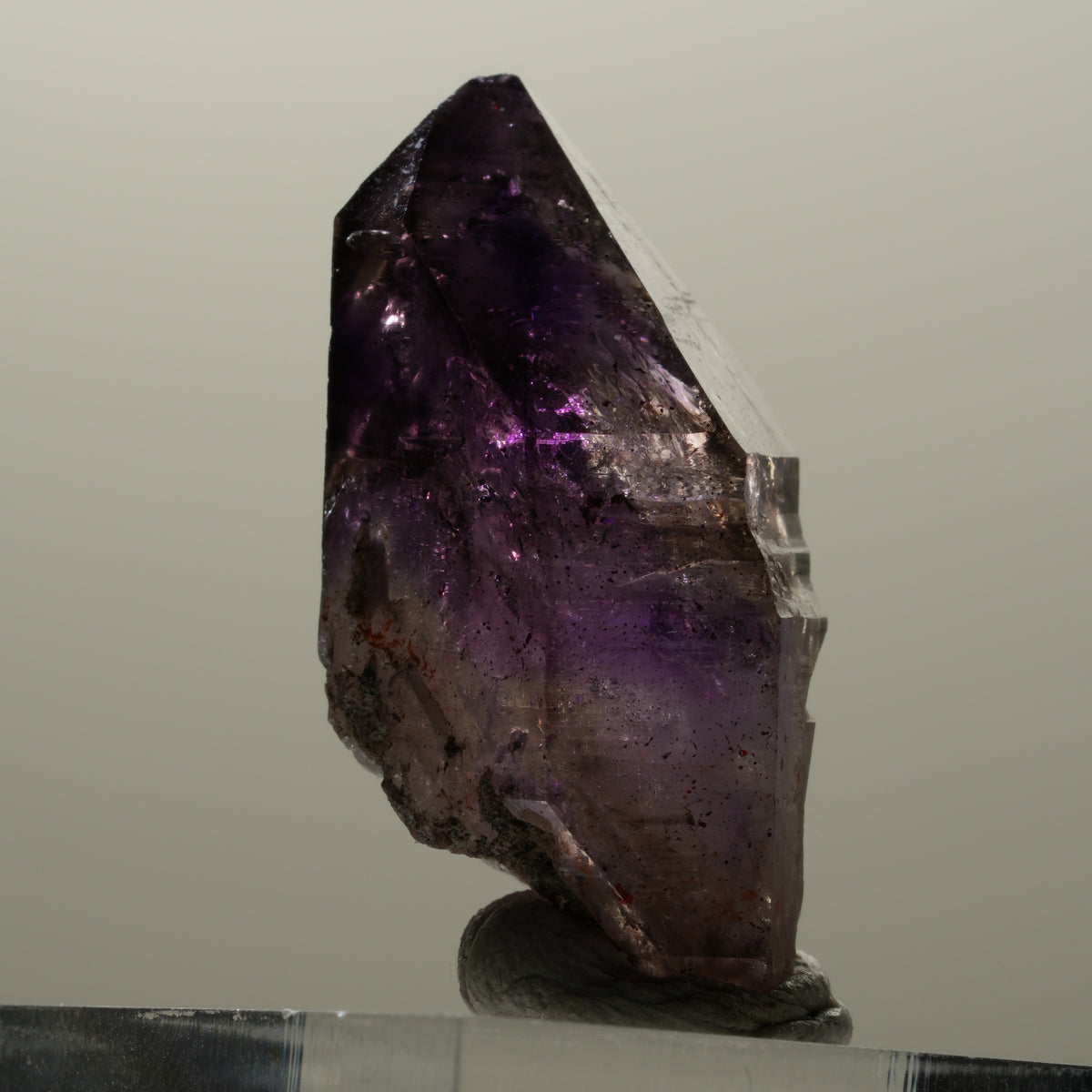 Seltene Skelett Phantom Amethyst Fenster Spitze Goboboseb, Namibia 32*16*16mm #14306